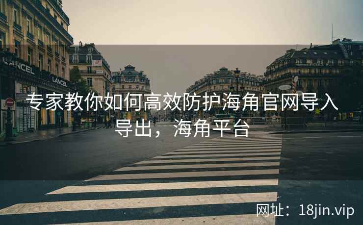 专家教你如何高效防护海角官网导入导出，海角平台
