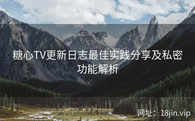 糖心TV更新日志最佳实践分享及私密功能解析  第2张